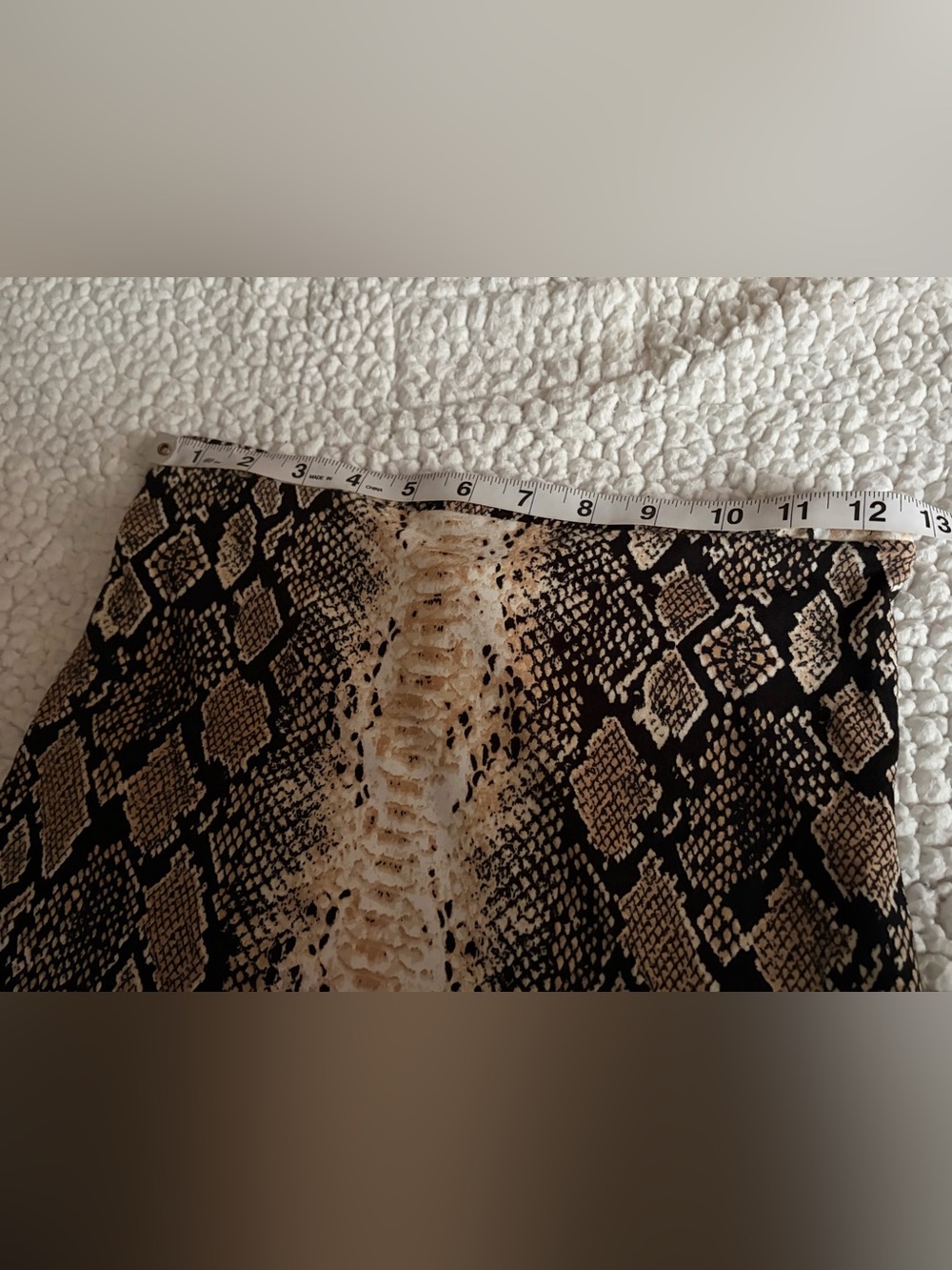 Fashion Nova Snake Print Flare Pant Set-Size Small - Picture 2 of 6